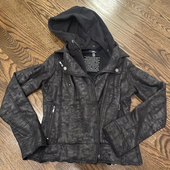 butter supersoft Jackets & Blazers - Leather jacket x sweatshirt
